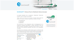 Desktop Screenshot of eurowatt-group.com